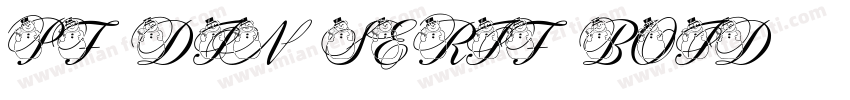 PF DIN SERIF BOID字体转换